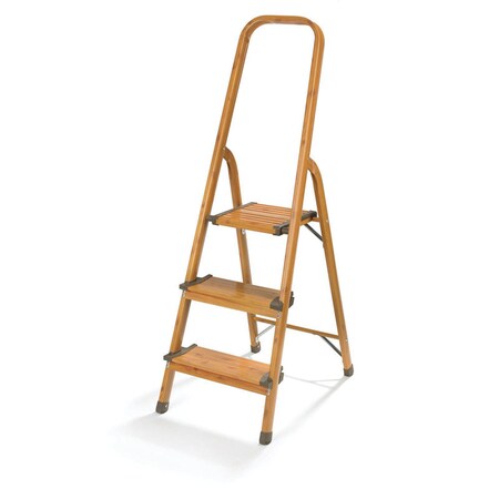 Polder Polder 3-Step 50 in. H X 16.5 in. W X 25 in. D 225 lb. capacity 3 step Aluminum Folding Step Stool LDR-3500-83